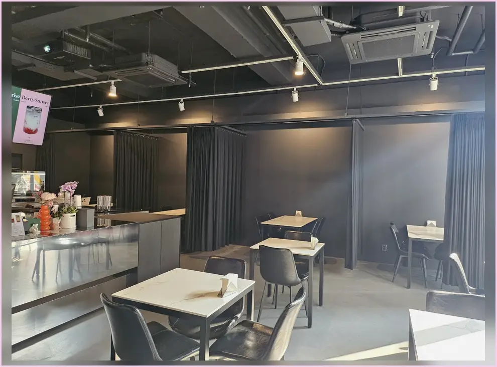 화수동 엔터 라운지 인테리어 작업 전후 2